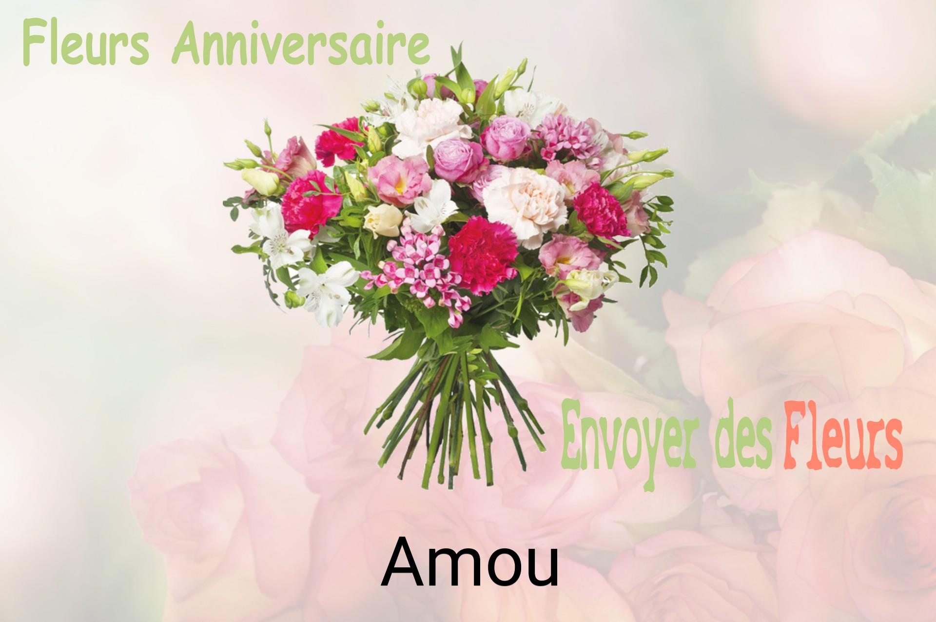 Bouquet de fleurs d’anniversaire livré à Amou