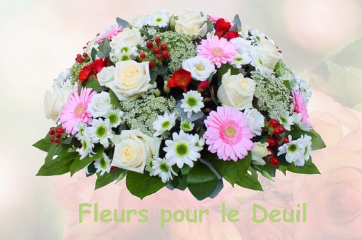 fleurs deuil AMOU